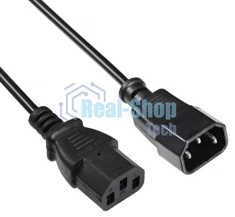 Кабель-удлинитель питания Buro IEC320-C13/IEC320-C14 5м