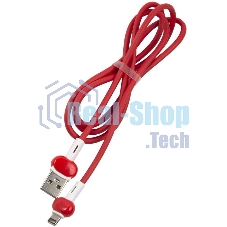 Кабель Redline Candy УТ000021989 Lightning (m) USB A(m) 1м красный