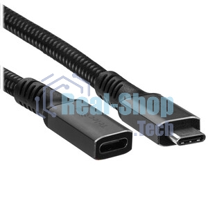Кабель USB4 TypeCM/FM 8K@60Hz, 40Gbps, PD 240W, медь Telecom 0.8м TUS845-0.8M