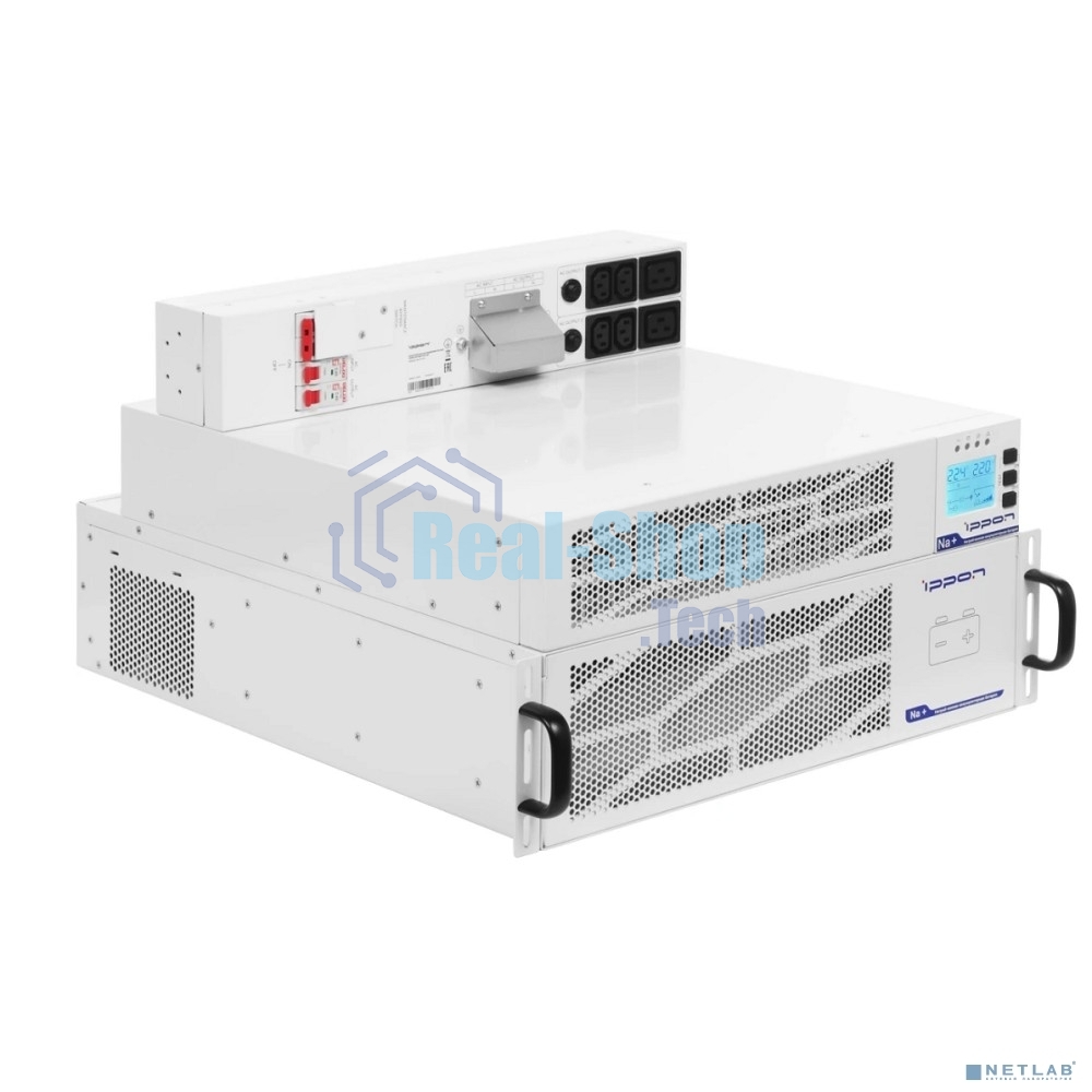 Источник бесперебойного питания Ippon Na+ RTA 6K / 6000 ВА / 6000 Вт / клеммная колодка