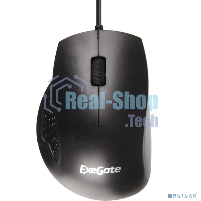 Мышь проводная ExeGate Professional Standard SH-9028 черный, 1000 dpi, USB, кнопки - 3