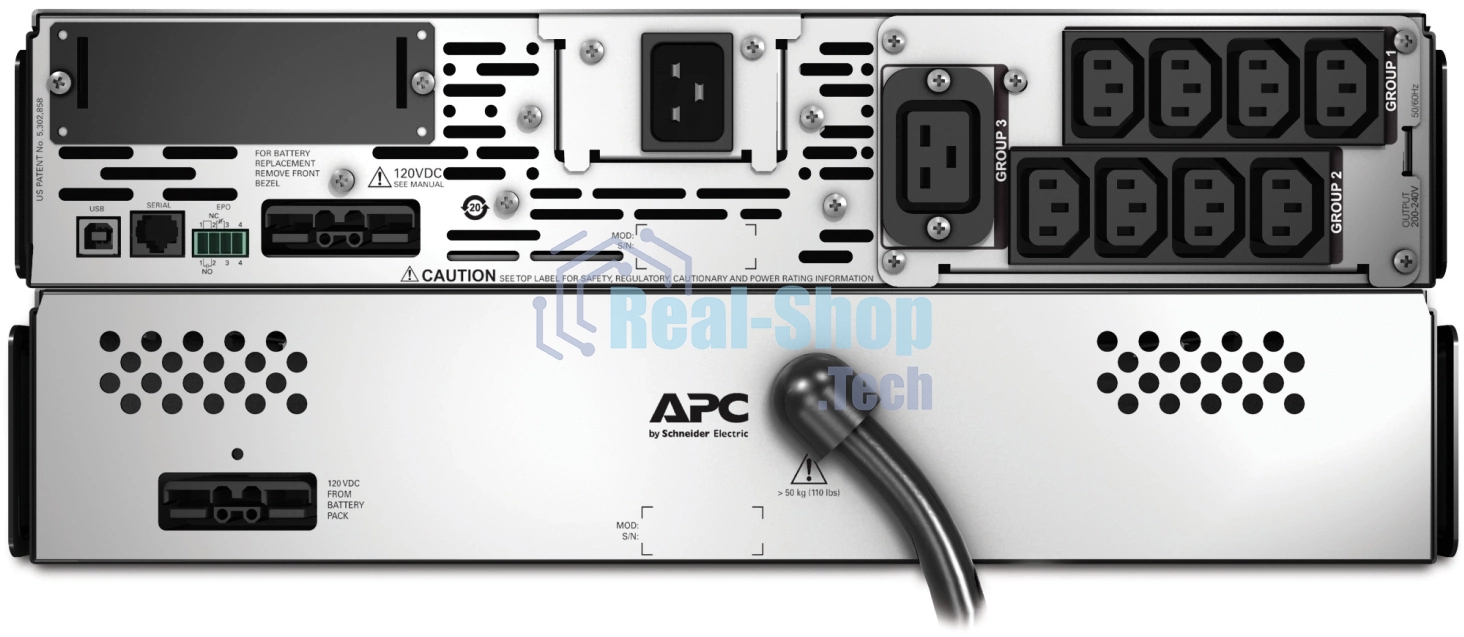 Источник бесперебойного питания APC Smart-UPS X / 3000ВА / 2700Вт / 8 x IEC-320 C13, 1 x IEC-320 C19