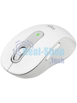 Мышь беспроводная Logitech Signature M650 белый, 4000 dpi, радиоканал, Bluetooth, USB, кнопки - 5