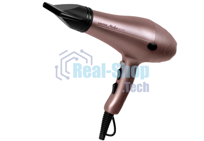 Фен Centek CT-2239 Moka 2200Вт, 2 скорости, 3 режима, холодный обдув, концентратор