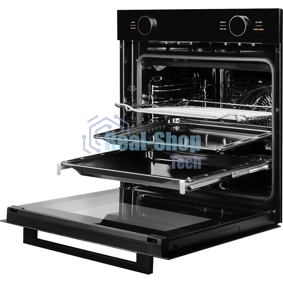 Встраиваемый духовой шкаф Kuppersberg HT 612 Black ШхВхГ: 59.5х59.6х56.5 см, 72 л, А+, гидролизная очистка, черный