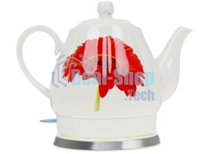 Электрочайник Centek CT-0062 белый, 2.0 л, 2000 Вт, скрытый нагревательный элемент
