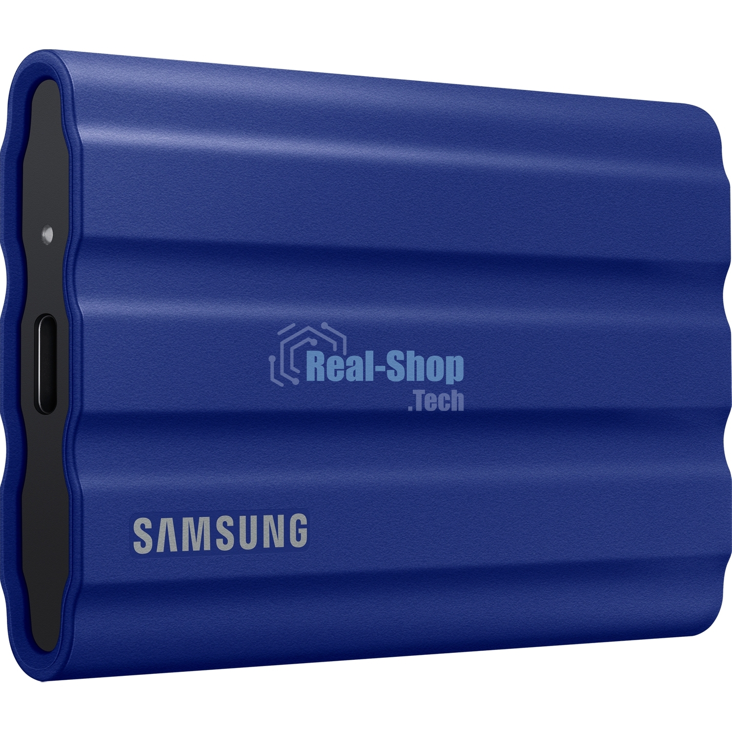 Внешний SSD Samsung T7 Shield, 1TB, USB 3.2 Gen 2 Type-C, R/W 1050/1000, синий