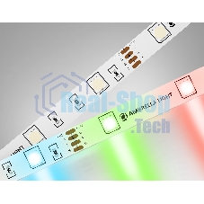 Светодиодная лента Ambrella light GS2201 5050 30Led/ 7.2W m/ 12V IP20 RGB /5000*10*1.87mm (4 конт.)