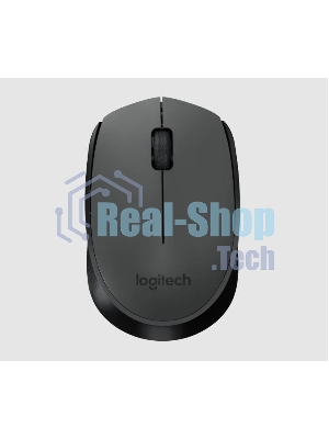 Мышь беспроводная Logitech M170 черный/темно-серый, 1000 dpi, радиоканал, USB, кнопки - 3