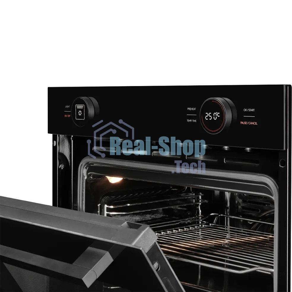 Встраиваемый духовой шкаф Kuppersberg HT 612 Black ШхВхГ: 59.5х59.6х56.5 см, 72 л, А+, гидролизная очистка, черный