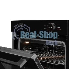Встраиваемый духовой шкаф Kuppersberg HT 612 Black ШхВхГ: 59.5х59.6х56.5 см, 72 л, А+, гидролизная очистка, черный