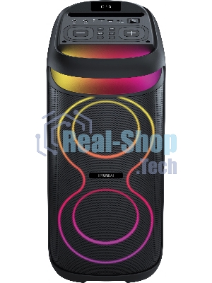 Минисистема Hyundai H-MC1237 черный 40Вт FM USB BT micro SD