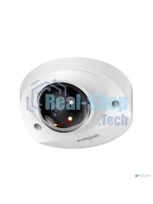Уличная мини-купольная IP-видеокамера SmartDualLight Dahua DH-IPC-HDBW2449FP-AS-IL-0280B 4Мп, 1/2.9” CMOS, объектив 2.8мм, видеоаналитика, микрофон, ИК 30м, LED 30м, IP67, металл