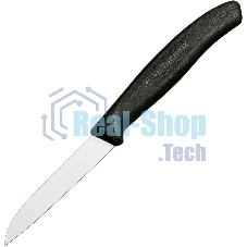 Нож Victorinox Swiss Classic для очистки овощей, лезвие 8 см, черный
