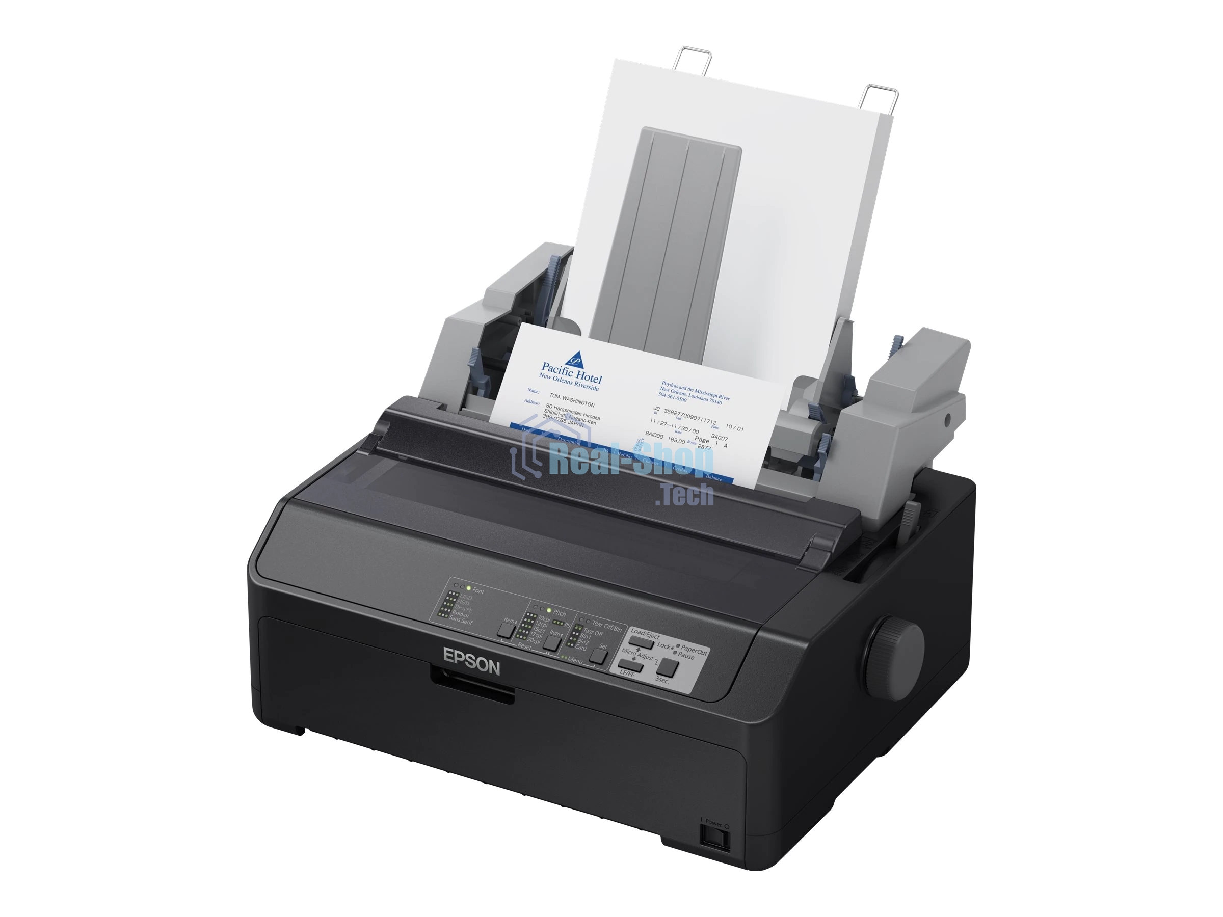 Принтер матричный Epson FX-890II (C11CF37401), A4, 9х2-игольный (80 колонок), высокоскоростной (735 cps), до 6 экземпляров одновременно (1 оригинал + 5 копий), ресурс ленты: 7,5 млн. символов, USB, LPT, для больших объемов печати