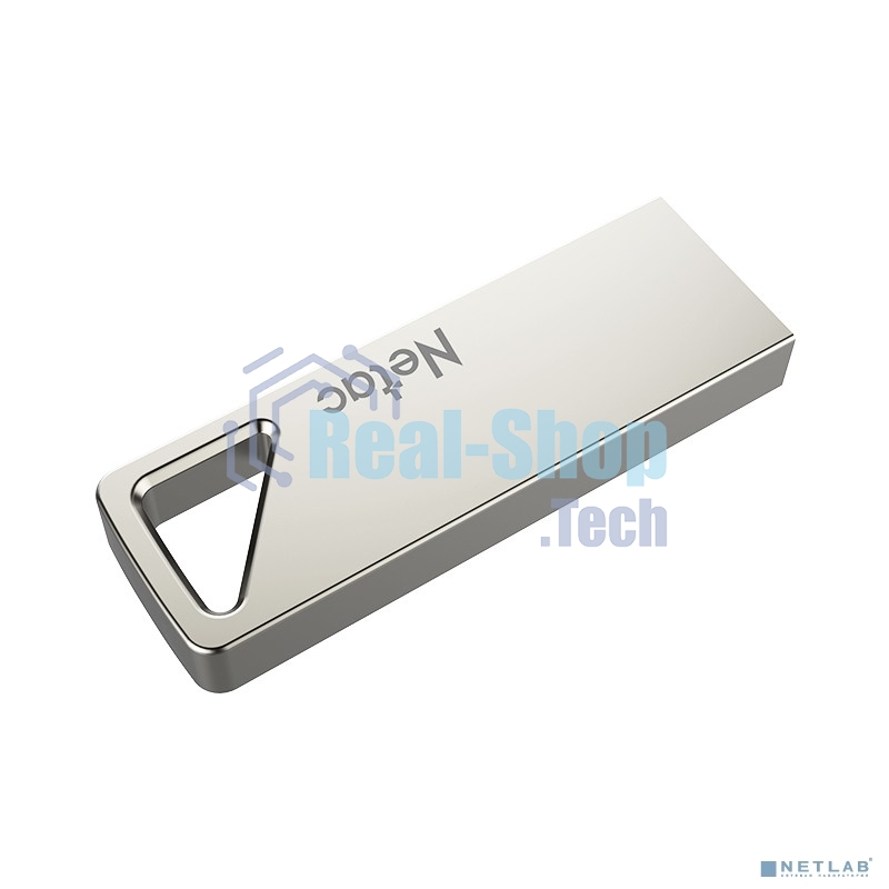 Флешка USB Netac U326 (NT03U326N-016G-20PN), 16Gb, USB 2.0, R/W 50/15, серебристый