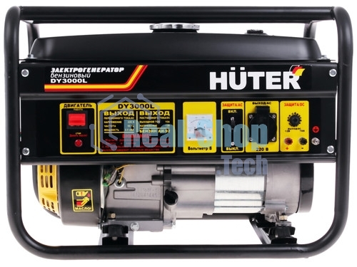 Электрогенератор бензиновый Huter DY3000L, 2.8 кВт, 67 дБ, 39 кг