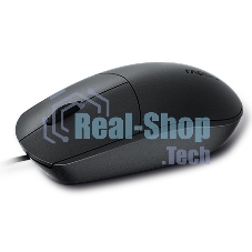 Мышь проводная Rapoo N100 черный, 1600 dpi, USB, кнопки - 3