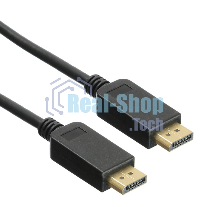 Кабель аудио-видео Buro ver 1.4 DisplayPort (m)/DisplayPort (m) 3м. Позолоченные контакты черный (BHP-DPP-1.4-3G)