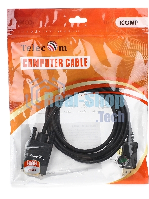 Кабель-переходник DP --> VGA_M/M 1,8м Telecom