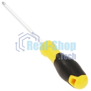 Двухсторонняя отвертка Deli DL626150S PH2+SL6x150 мм Спецификация продукта.: 6/PH2x150мм. Материал хвостовика: Cr-V. Длина: 260 мм. Длина: 150 мм. Диаметр хвостовика: 6,3 мм.