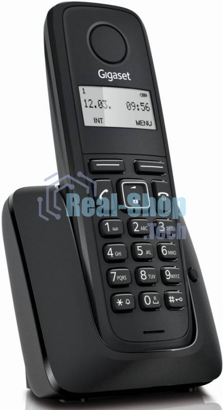 Радиотелефон Dect Gigaset A116 черный АОН
