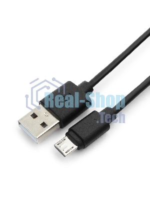 Кабель USB 2.0 Pro Гарнизон GCC-mUSB2-AMBM-1.8M, AM/microBM 5P, 1.8м, черный, пакет