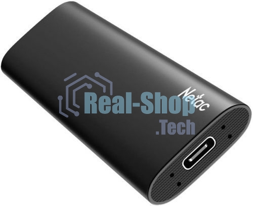 Внешний SSD Netac Z SLIM, 250 Gb, USB 3.2 Gen 2 Type-C, R/W 550/480, черный