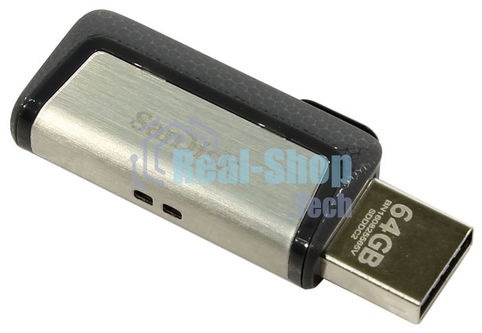 Флешка USB 64Gb SanDisk Ultra Dual Luxe, USB 3.1 - USB Type-C