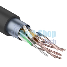 Кабель витая пара Rexant FTP 4PR 24AWG, cat.5e наружный (OUTDOOR) (бухта 305м) (в коробке)