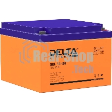 Аккумуляторная батарея Delta GEL 12-26 напряжение 12В, емкость 26А·ч (174х166х125мм)