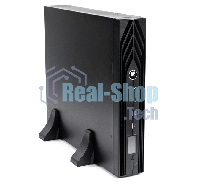 Источник бесперебойного питания SKAT-UPS 1000 RACK + 2x9Ah UPS 900 W, On-Line, sine, built-in rechargeable batteries 2 pcs x 9Ah