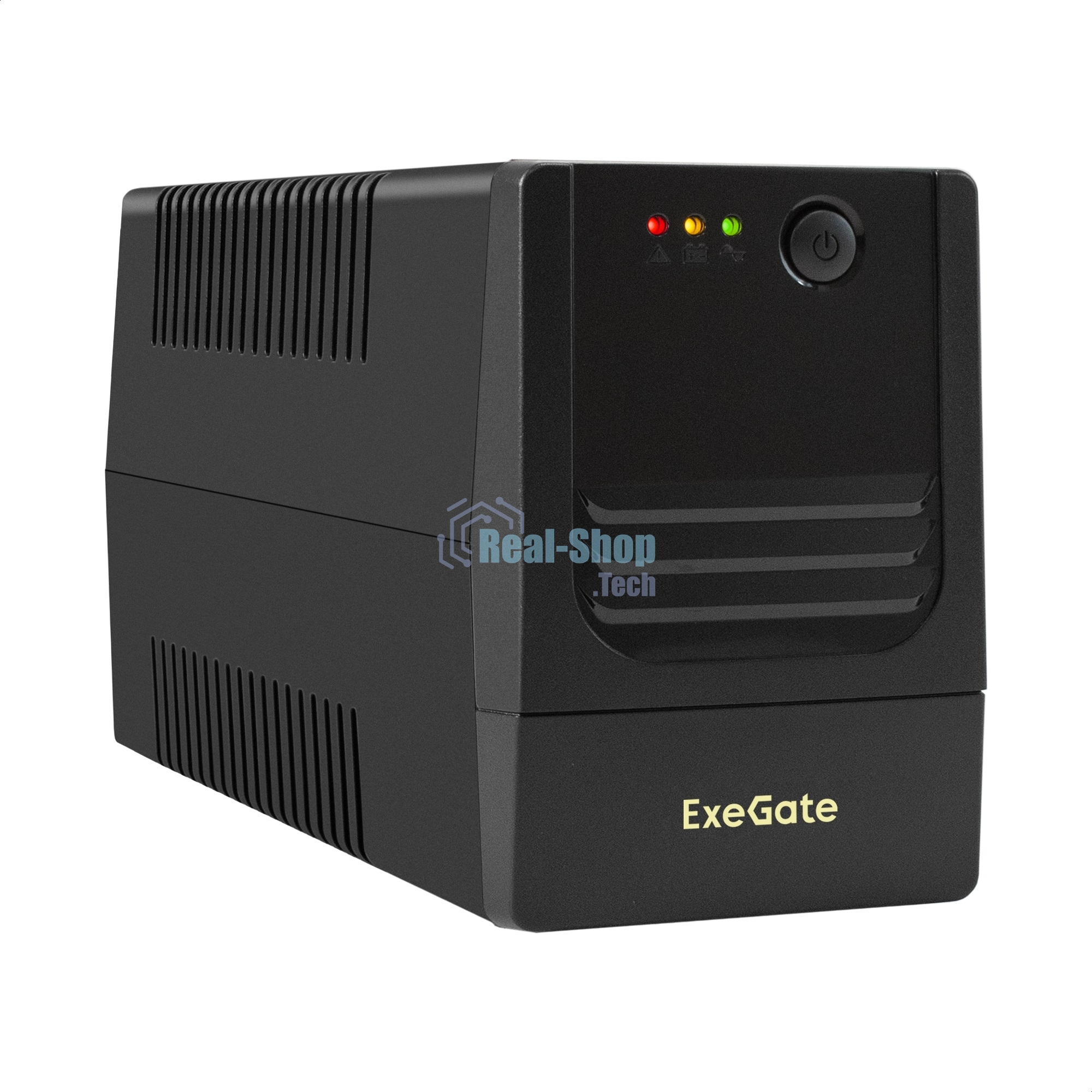 ИБП ExeGate Power NB-800.LED.AVR.4C13.USB (800VA/480W, LED, AVR, 4*C13, USB, батарея 12V 9Ah, Black)