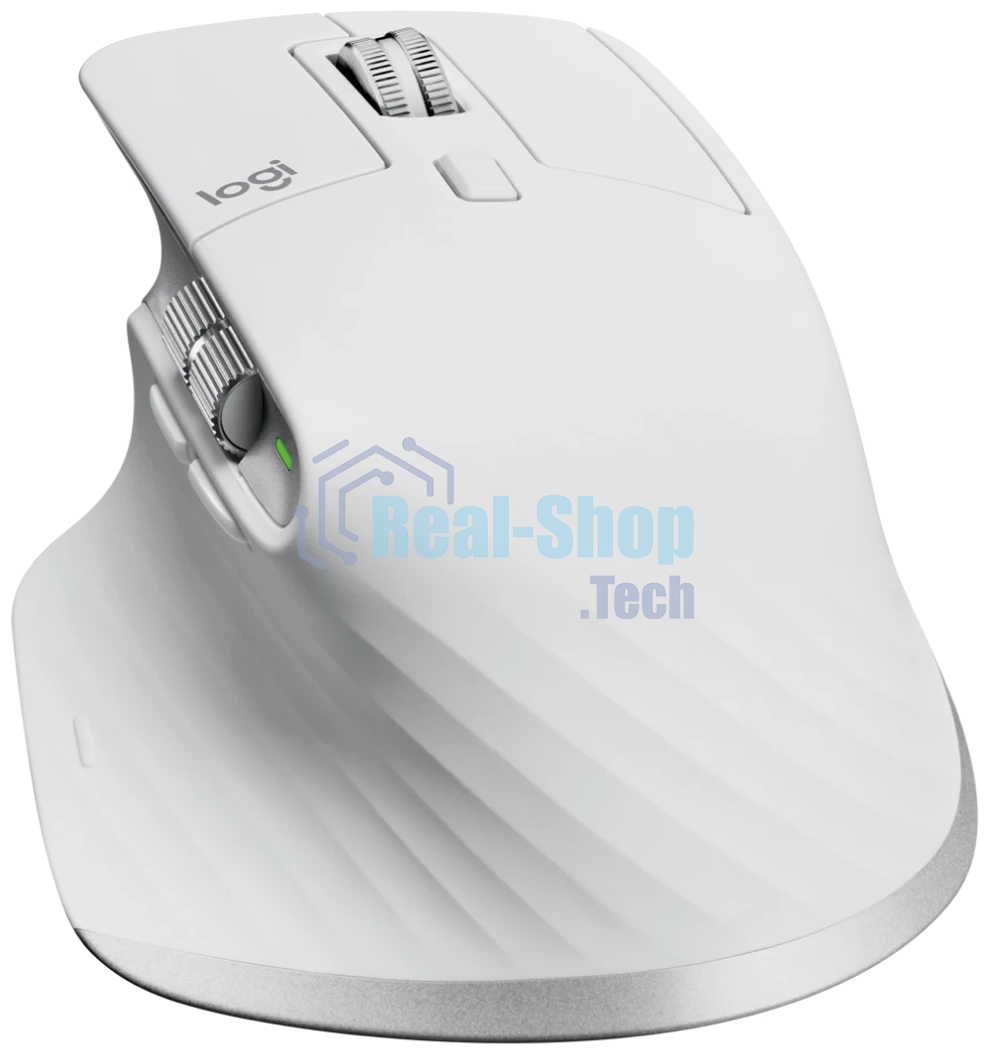 Мышь беспроводная Logitech MX Master 3s светло-серый, 8000 dpi, радиоканал, Bluetooth, USB, кнопки - 7