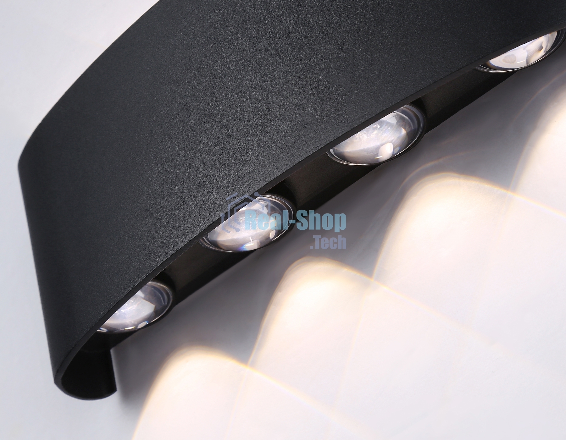 Светильник Ambrella light ST4464/8 BK черный IP65 LED 4200K 8W 210*80*46