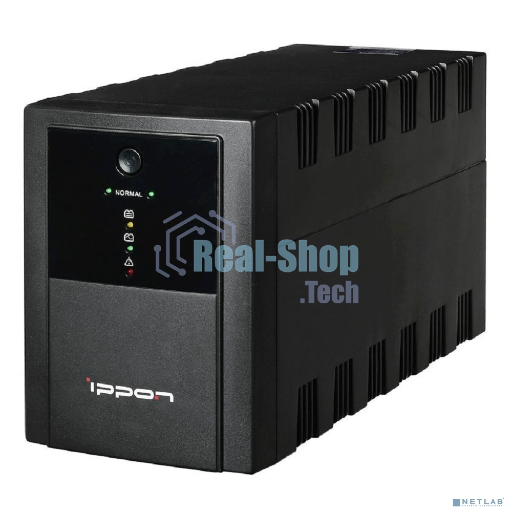 Источник бесперебойного питания Ippon Back Basic 1500 Euro / 1500 ВА / 900 Вт / 4 x CEE 7 (евророзетка)