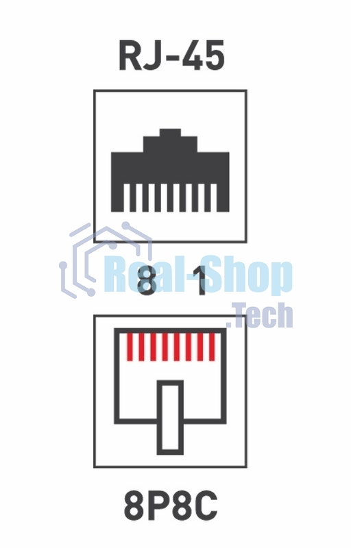 Проходной адаптер Rexant, RJ-45(8P-8C), UTP неэкранированный, категория 5e, (гнездо-гнездо)
