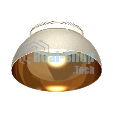 Насадка для корпуса светильника N8144 SWH/PYG/CL белый песок/золото желтое полированное/прозрачный D140*H65mm Out61mm GX53