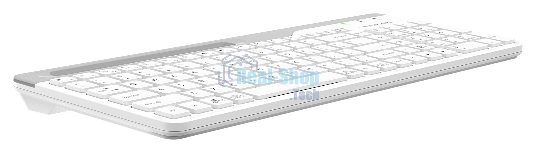 Клавиатура проводная A4Tech Fstyler FK25, USB, белый/серый