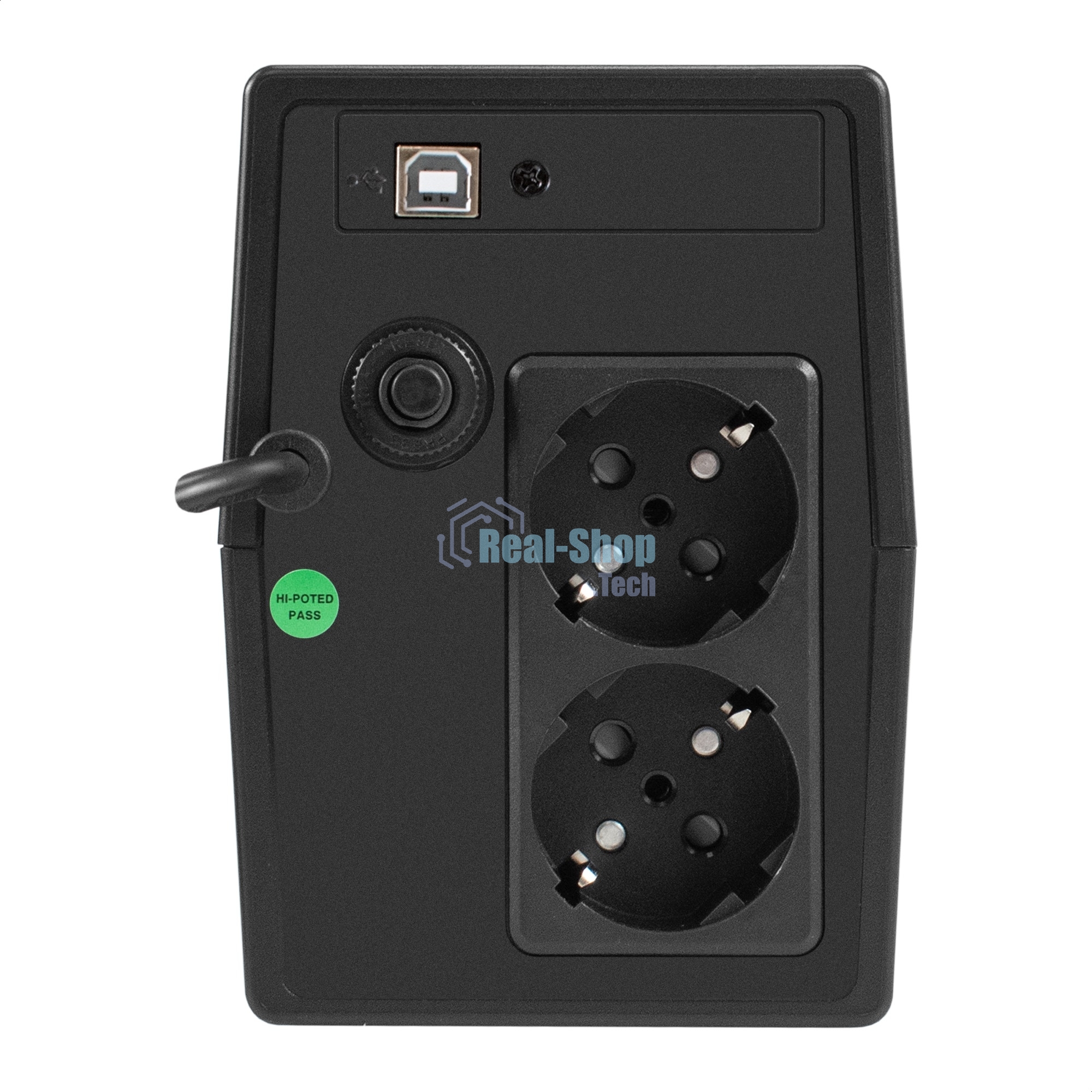 Источник бесперебойного питания ExeGate Smart LB-800.LCD.AVR.2SH.USB (800VA/480W, LCD, AVR, 2*Schuko, USB, батарея 12V 9Ah, Black)