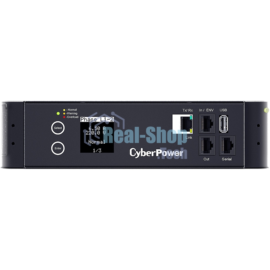 Блок распределения питания PDU CyberPower PDU83401 3ph 0U, Switched MBO, IN: 415V/16A, IEC309-16Aplug