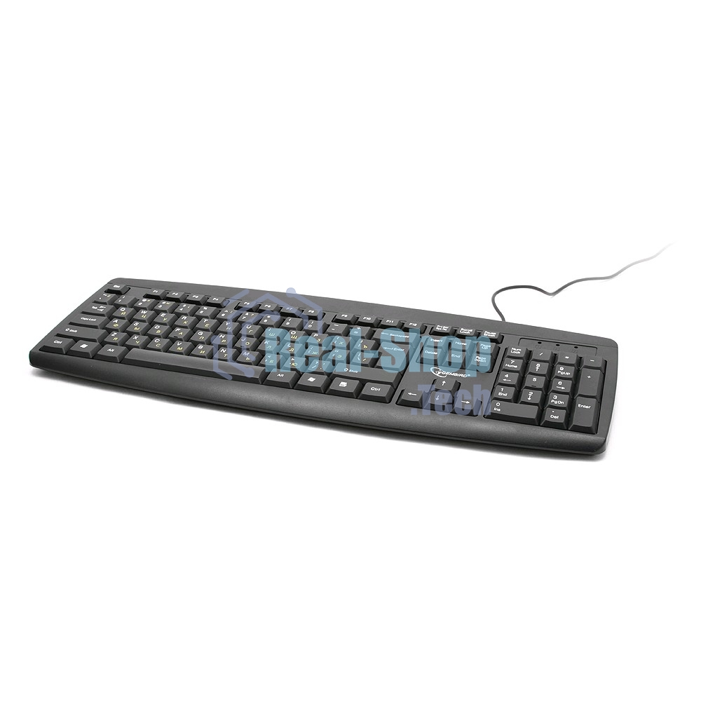 Клавиатура проводная Gembird KB-8351U-BL, USB, черный