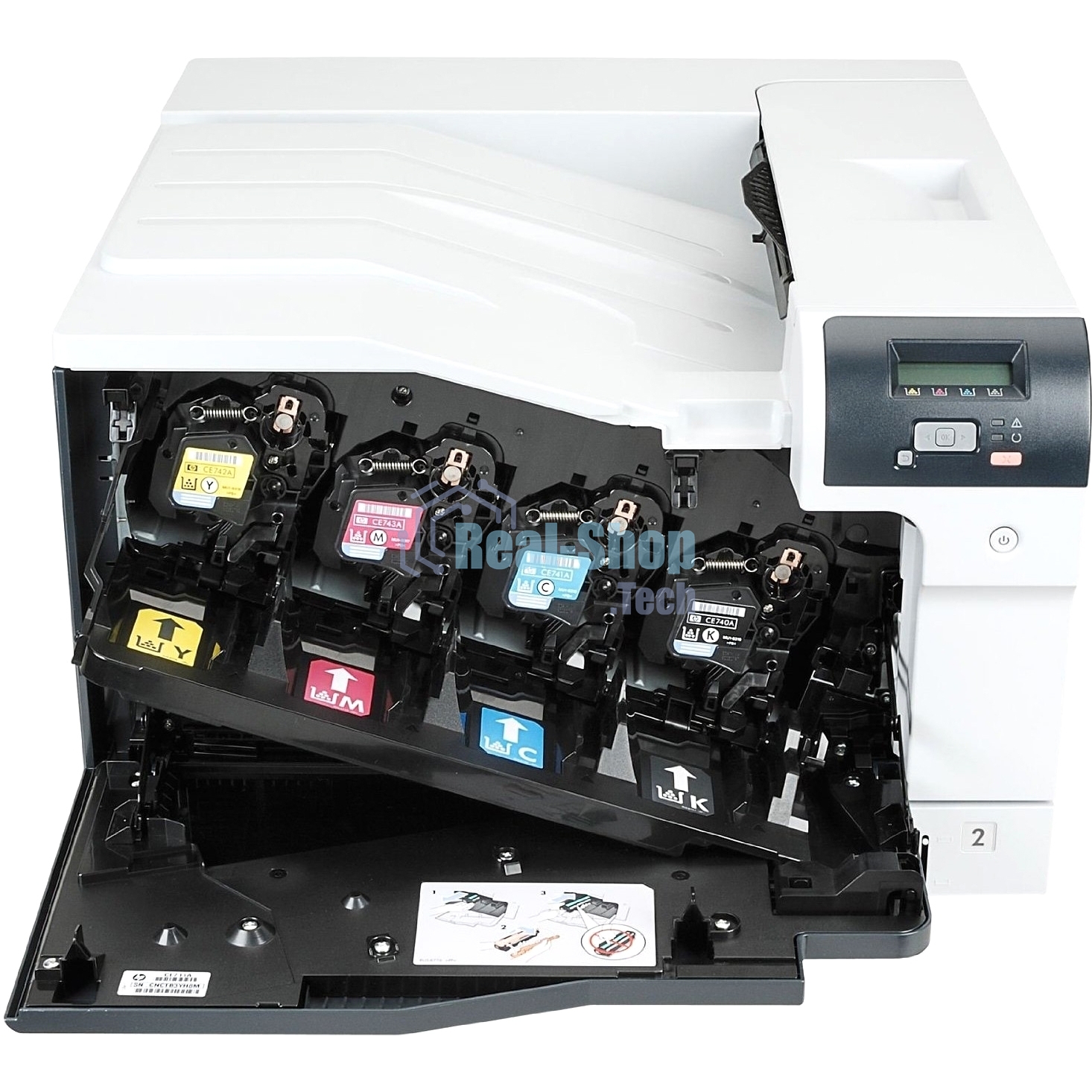 Принтер лазерный HP Color LaserJet CP5225n (CE711A), A3, цветной, печ. до 20 стр/мин., 600 x 600 dpi, USB, RJ-45
