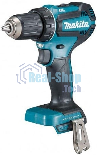 Дрель-шуруповерт Makita DDF485Z, 18 В, 0 Ач, 50 Нм, бесщеточный