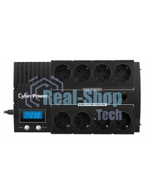 Источник бесперебойного питания CyberPower BR1200ELCD/1200 ВА/720 Вт/8 х CEE 7 (евророзетка)