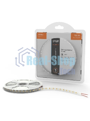 Лента светодиодная Basic Gauss 12V 10W/m 700lm/m 3000K IP65 LED 3m 1/100