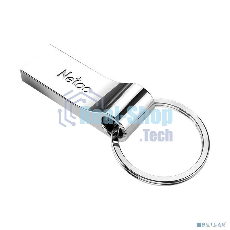 Флешка USB Netac U275 (NT03U275N-064G-20SL), 64Gb, USB 2.0, R/W 50/15, серебристый