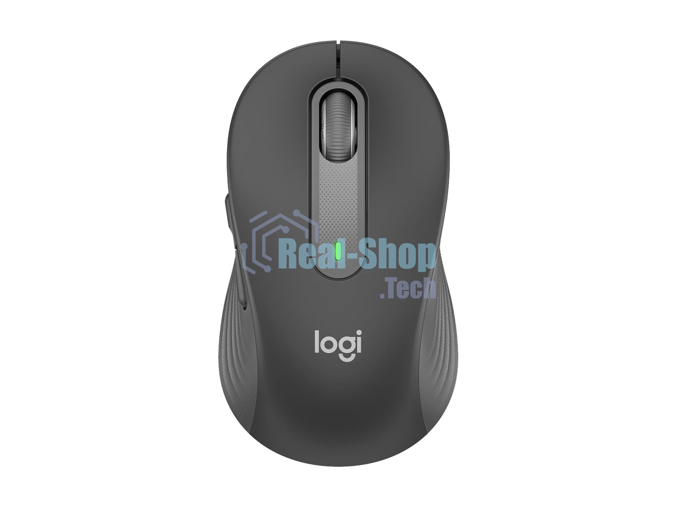 Мышь беспроводная Logitech Signature M650 L графитовый, 4000 dpi, радиоканал, Bluetooth, USB, кнопки - 5