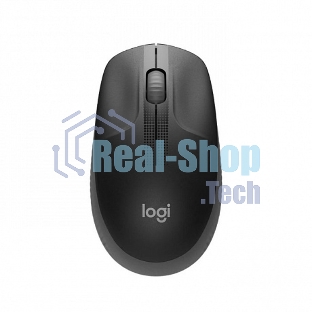 Мышь беспроводная Logitech M190 черный, 1000 dpi, радиоканал, USB, кнопки - 3
