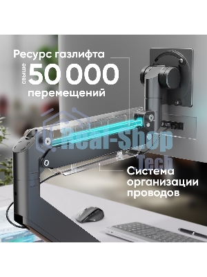 Кронштейн для мониторов Onkron G130 черный 17
